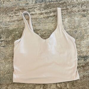 Lululemon Light Pink Cream align Tank Top size 0